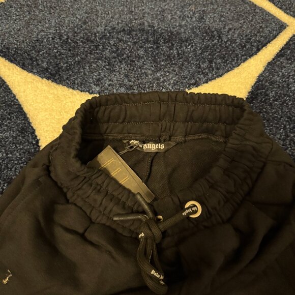 Palm Angles Cartoon Palm Trees Black Sweatpants Mens Large - Picture 2 of 3